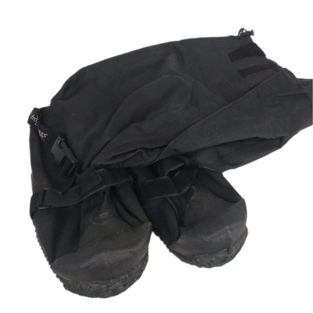 FROGG TOGGS Waterproof Overshoe Gaiters Boots Motorcycle Rain Gear Med/Large NWT